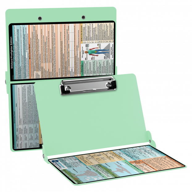 WhiteCoat Clipboard® - Mint Wildland Firefighter Edition
